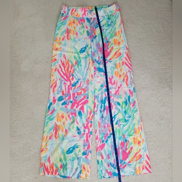 Lilly Pulitzer Sparkling Sands Bal Harbour Palazzo Pants szXS - Picture 6 of 15